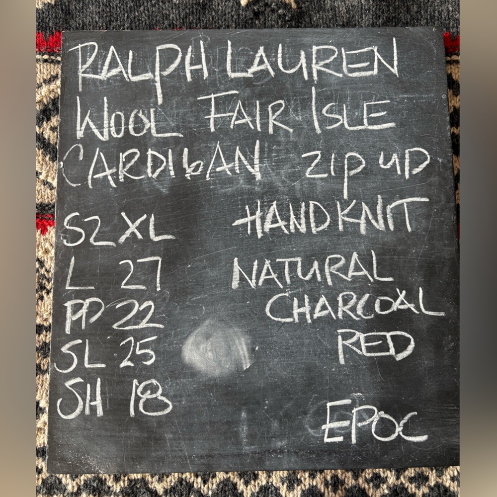 Ralph Lauren Hand-knit Fair Isle Cardigan - Picture 4 of 13